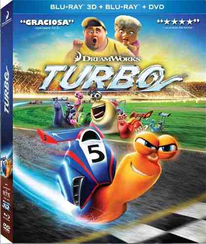 TURBO -DVD + BLU RAY + BLU RAY 3D-